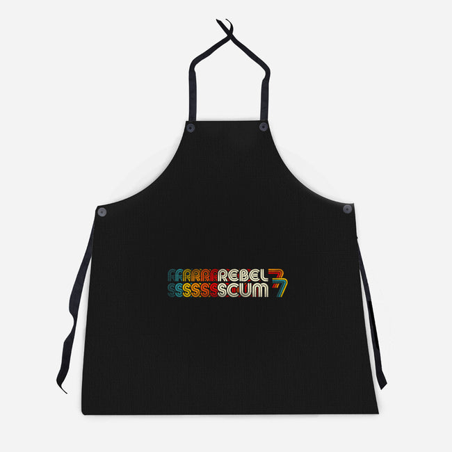 Rebel Scum 77-Unisex-Kitchen-Apron-rocketman_art