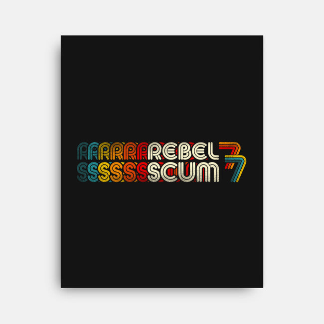 Rebel Scum 77-None-Stretched-Canvas-rocketman_art
