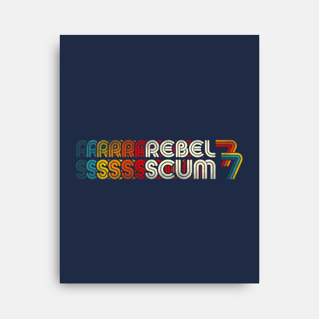 Rebel Scum 77-None-Stretched-Canvas-rocketman_art