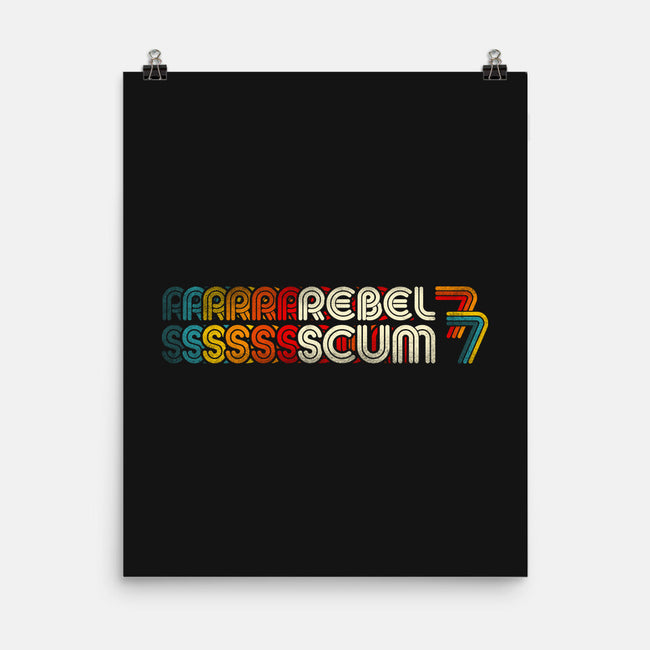 Rebel Scum 77-None-Matte-Poster-rocketman_art