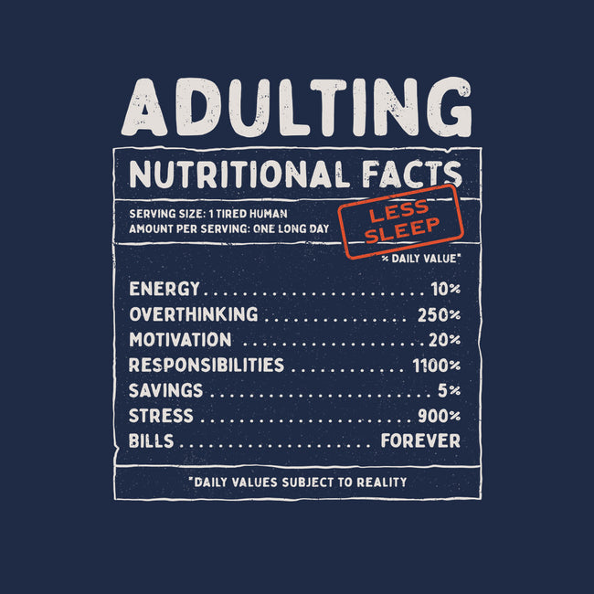 Adulting Facts-Womens-Fitted-Tee-GODZILLARGE
