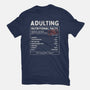 Adulting Facts-Womens-Fitted-Tee-GODZILLARGE