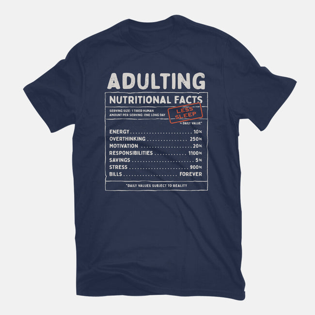 Adulting Facts-Mens-Basic-Tee-GODZILLARGE