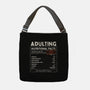 Adulting Facts-None-Adjustable Tote-Bag-GODZILLARGE