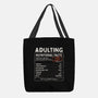 Adulting Facts-None-Basic Tote-Bag-GODZILLARGE