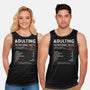 Adulting Facts-Unisex-Basic-Tank-GODZILLARGE