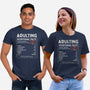 Adulting Facts-Unisex-Basic-Tee-GODZILLARGE