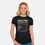 Adulting Facts-Womens-Fitted-Tee-GODZILLARGE