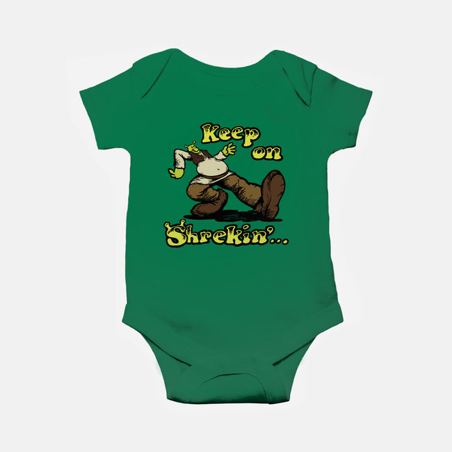 Keep On Shrekin-Baby-Basic-Onesie-joshua_millustrator