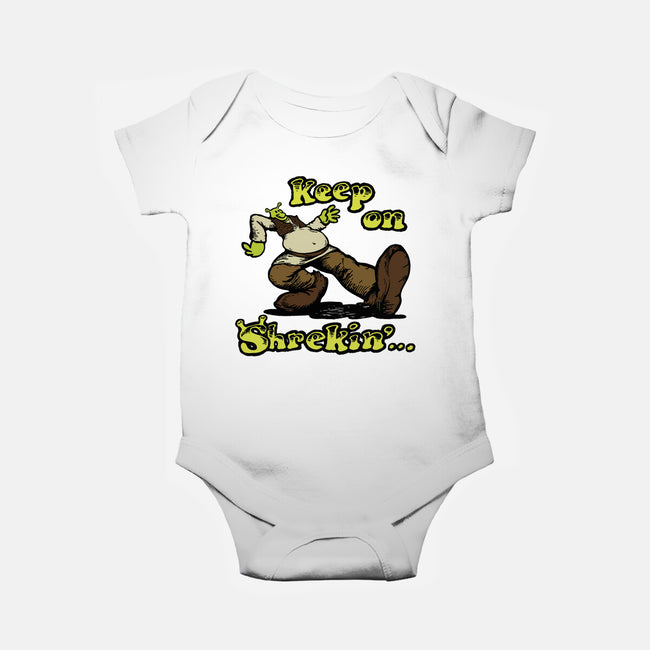 Keep On Shrekin-Baby-Basic-Onesie-joshua_millustrator