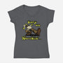 Keep On Shrekin-Womens-V-Neck-Tee-joshua_millustrator