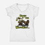 Keep On Shrekin-Womens-V-Neck-Tee-joshua_millustrator