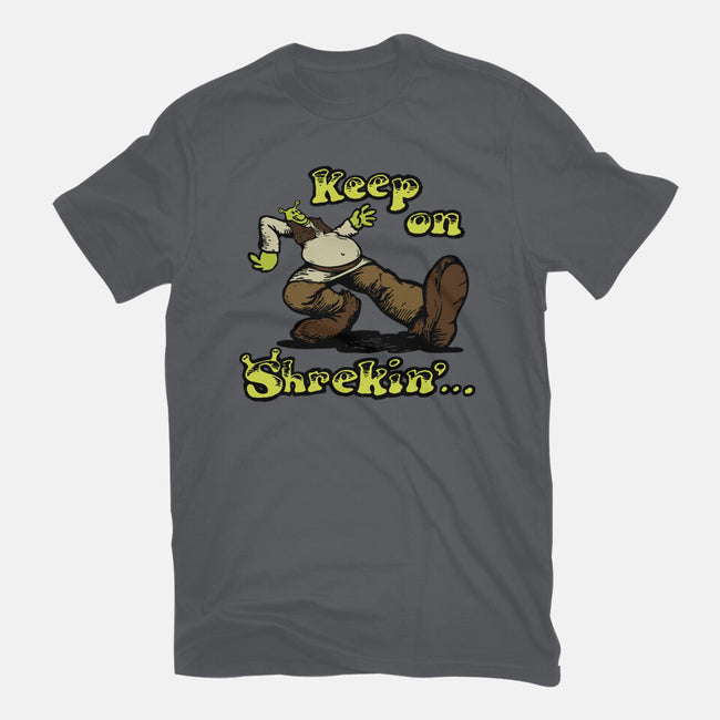 Keep On Shrekin-Womens-Fitted-Tee-joshua_millustrator