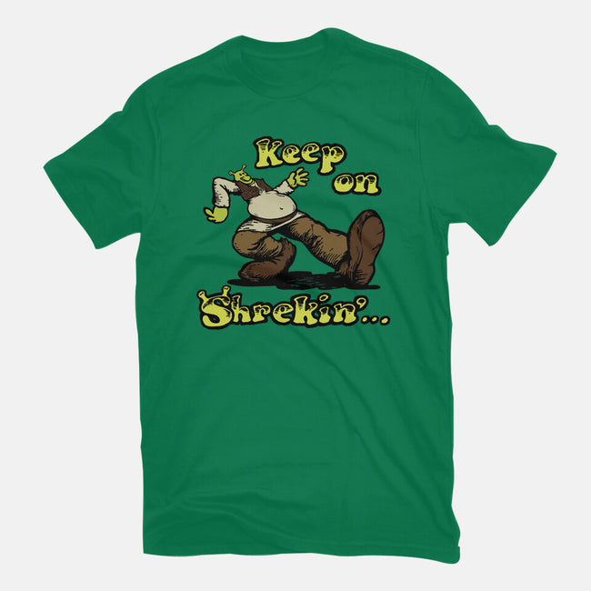 Keep On Shrekin-Womens-Fitted-Tee-joshua_millustrator