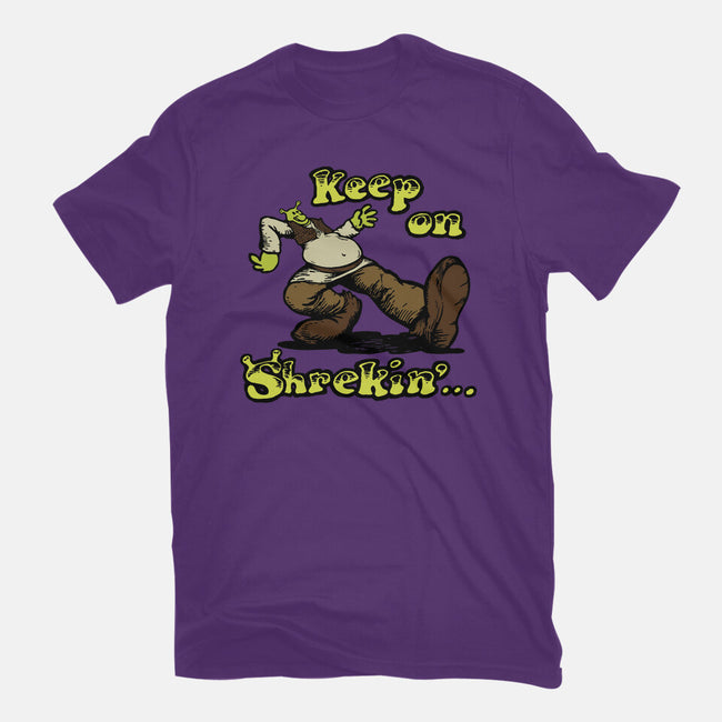 Keep On Shrekin-Womens-Fitted-Tee-joshua_millustrator