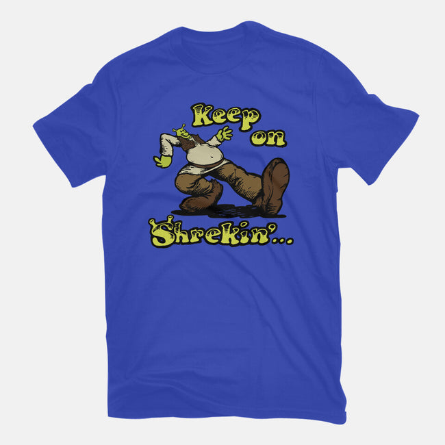 Keep On Shrekin-Womens-Fitted-Tee-joshua_millustrator