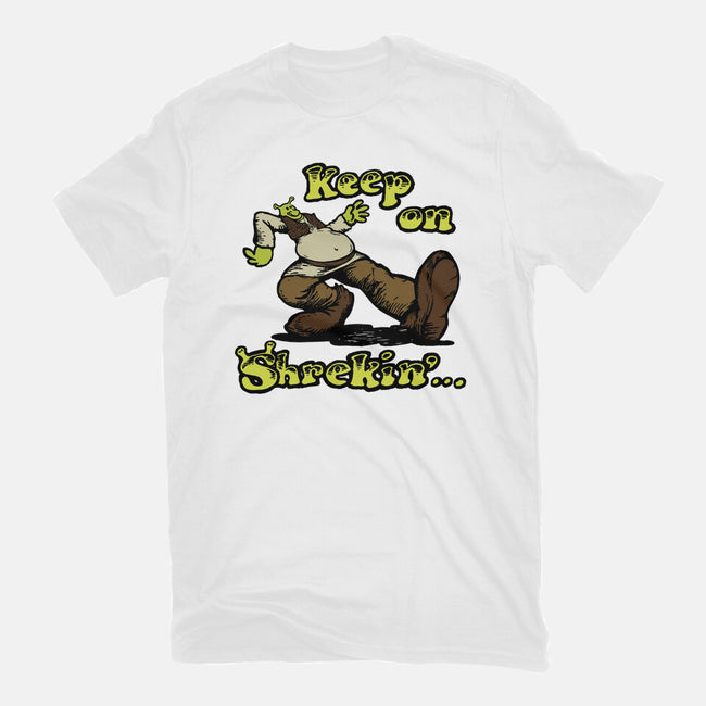 Keep On Shrekin-Womens-Fitted-Tee-joshua_millustrator