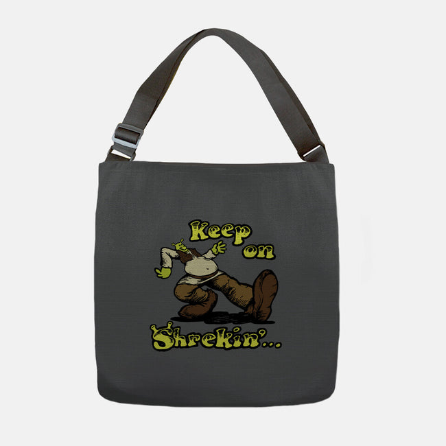 Keep On Shrekin-None-Adjustable Tote-Bag-joshua_millustrator
