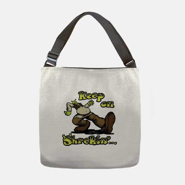 Keep On Shrekin-None-Adjustable Tote-Bag-joshua_millustrator