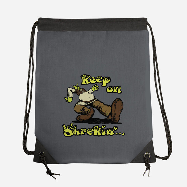 Keep On Shrekin-None-Drawstring-Bag-joshua_millustrator