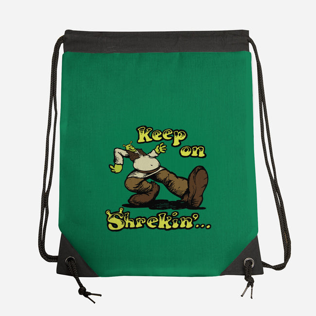 Keep On Shrekin-None-Drawstring-Bag-joshua_millustrator