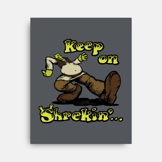 Keep On Shrekin-None-Stretched-Canvas-joshua_millustrator