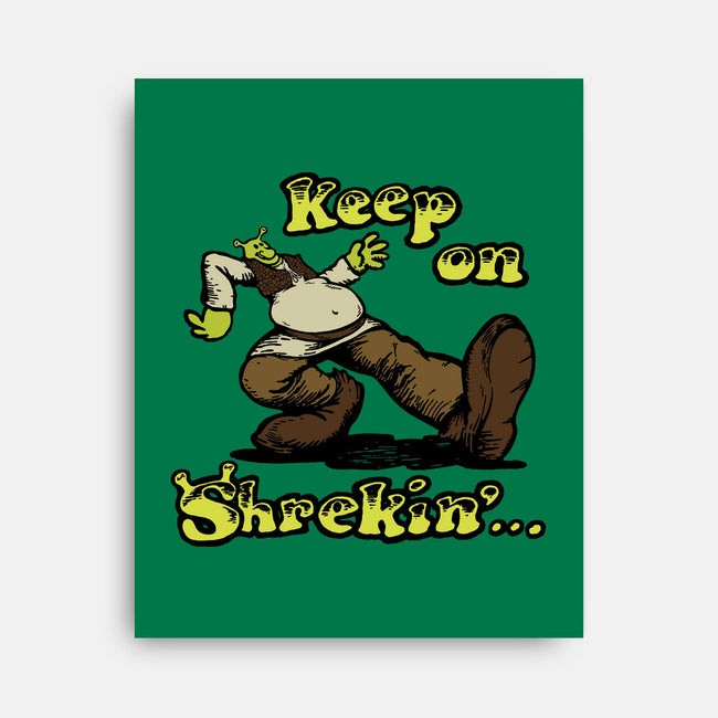 Keep On Shrekin-None-Stretched-Canvas-joshua_millustrator