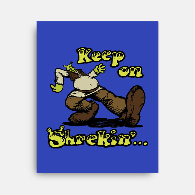 Keep On Shrekin-None-Stretched-Canvas-joshua_millustrator