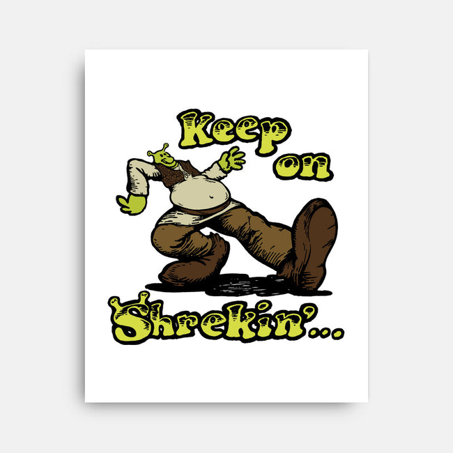 Keep On Shrekin-None-Stretched-Canvas-joshua_millustrator
