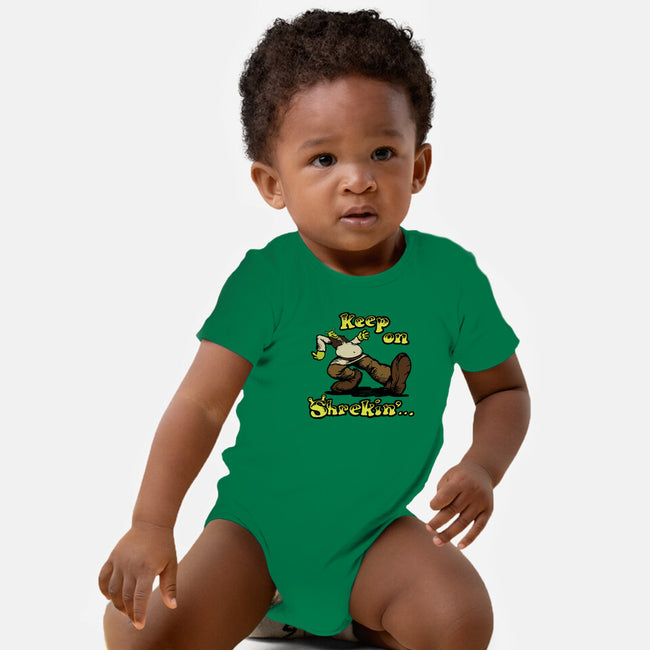 Keep On Shrekin-Baby-Basic-Onesie-joshua_millustrator