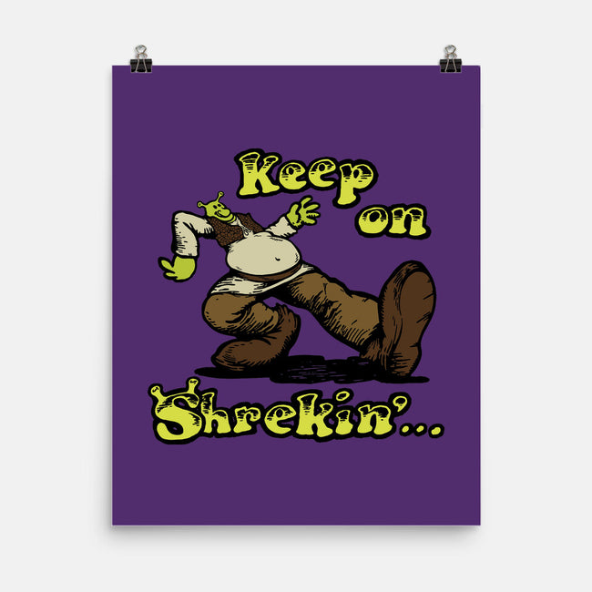 Keep On Shrekin-None-Matte-Poster-joshua_millustrator