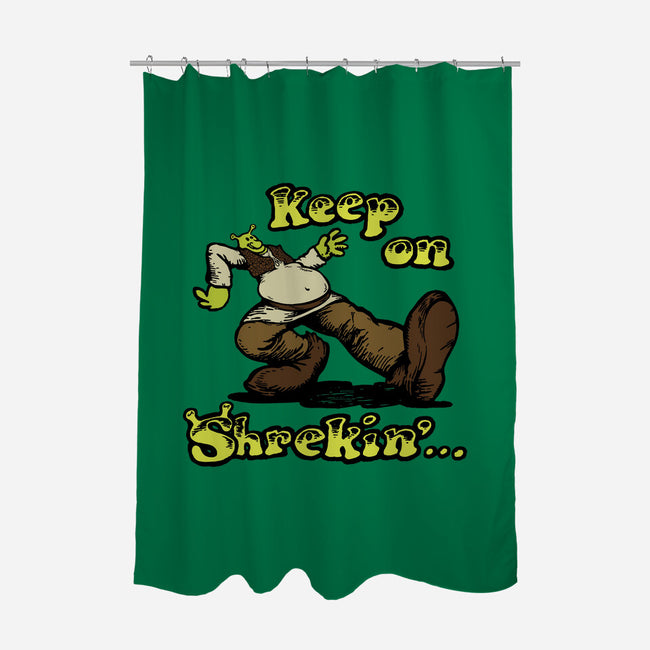 Keep On Shrekin-None-Polyester-Shower Curtain-joshua_millustrator