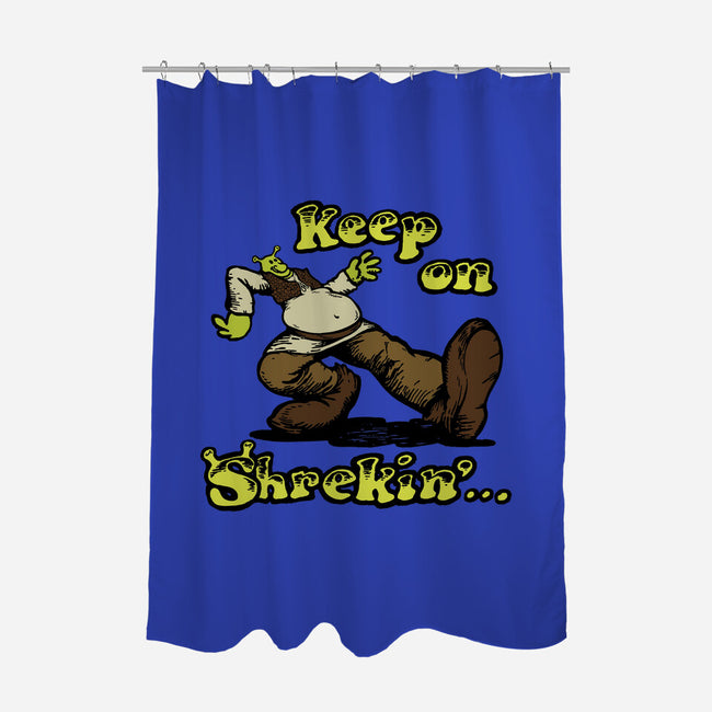Keep On Shrekin-None-Polyester-Shower Curtain-joshua_millustrator