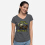 Keep On Shrekin-Womens-V-Neck-Tee-joshua_millustrator