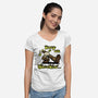 Keep On Shrekin-Womens-V-Neck-Tee-joshua_millustrator