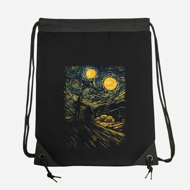A Starry Night On Tatooine-None-Drawstring-Bag-Mattania