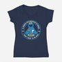 Breakfast Cookies-Womens-V-Neck-Tee-BridgeWalker