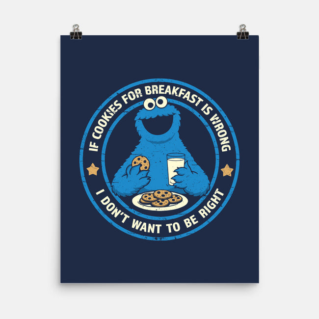 Breakfast Cookies-None-Matte-Poster-BridgeWalker