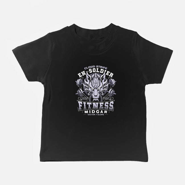 Strife Midgar Fitness Emblem-Baby-Basic-Tee-LAGELANTEE