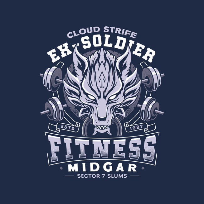 Strife Midgar Fitness Emblem-None-Fleece-Blanket-LAGELANTEE