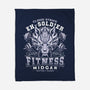 Strife Midgar Fitness Emblem-None-Fleece-Blanket-LAGELANTEE