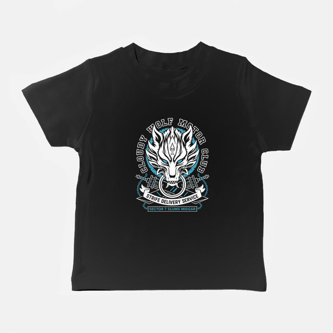 Cloudy Wolf Midgar Motor-Baby-Basic-Tee-LAGELANTEE
