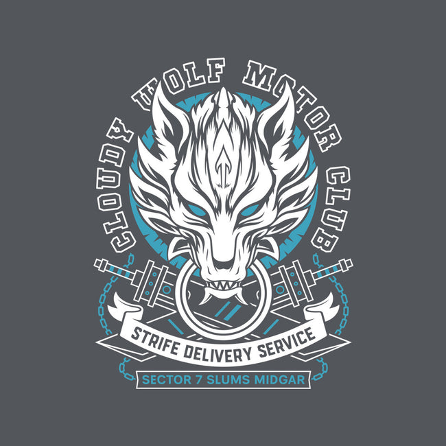 Cloudy Wolf Midgar Motor-Unisex-Crew Neck-Sweatshirt-LAGELANTEE