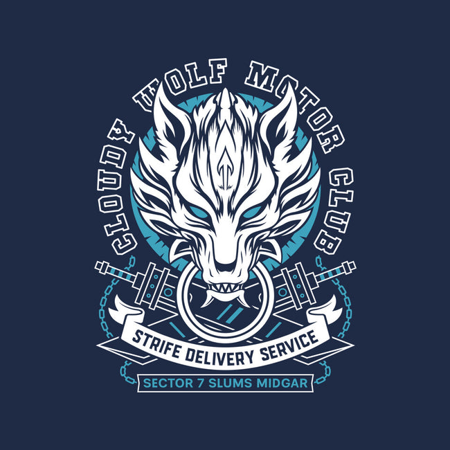 Cloudy Wolf Midgar Motor-Womens-Racerback-Tank-LAGELANTEE