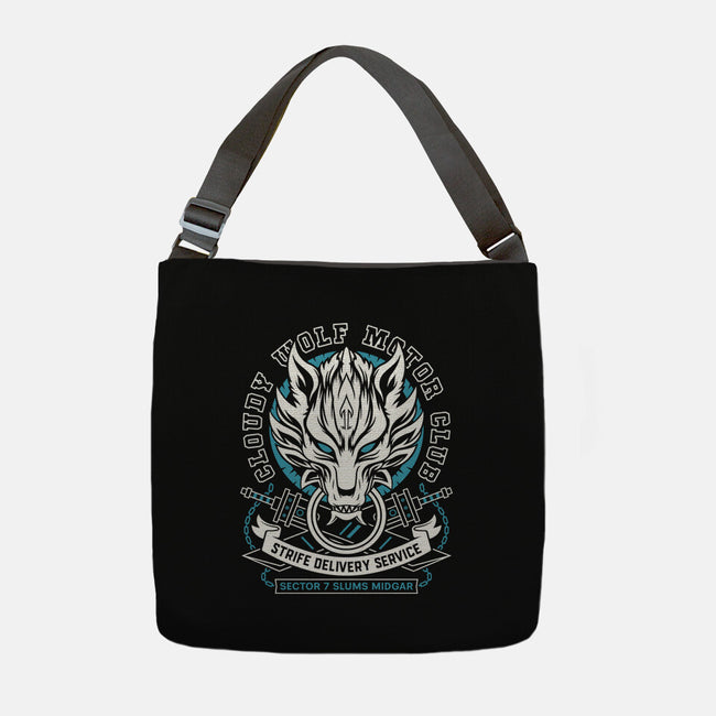 Cloudy Wolf Midgar Motor-None-Adjustable Tote-Bag-LAGELANTEE