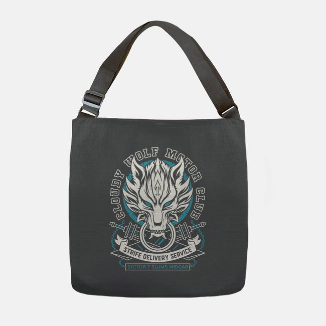 Cloudy Wolf Midgar Motor-None-Adjustable Tote-Bag-LAGELANTEE