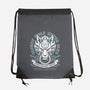 Cloudy Wolf Midgar Motor-None-Drawstring-Bag-LAGELANTEE