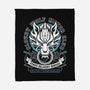 Cloudy Wolf Midgar Motor-None-Fleece-Blanket-LAGELANTEE