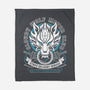 Cloudy Wolf Midgar Motor-None-Fleece-Blanket-LAGELANTEE