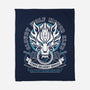 Cloudy Wolf Midgar Motor-None-Fleece-Blanket-LAGELANTEE